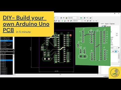 How to design Customized Arduino Uno PCB | Dip Trace | Custom PCB | SME Dehradun