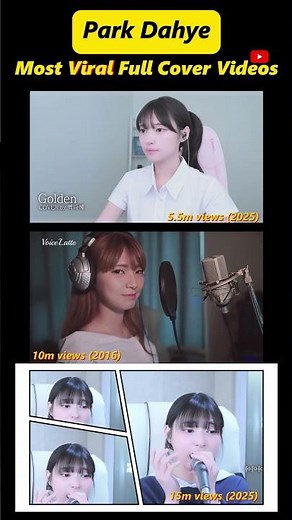 Park Dahye's Most Viral Full Cover Videos #dahye #startingwithyou #golden #시작의아이