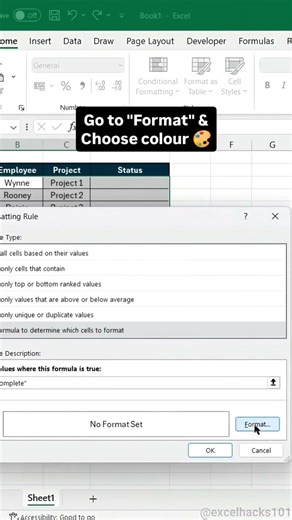 Make a Professional Progress Report in Excel📊#excel #excelhacks #exceltips #excel_formula_fun