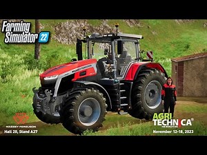 Massey Ferguson 9S - First Look at Agritechnica! | Farming Simulator 22