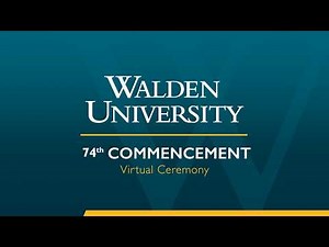 Walden University 2026 74th Commencement | Virtual Winter Ceremony