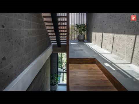 Modern House In Bali Incorporates The Lush Topography Into Its Design