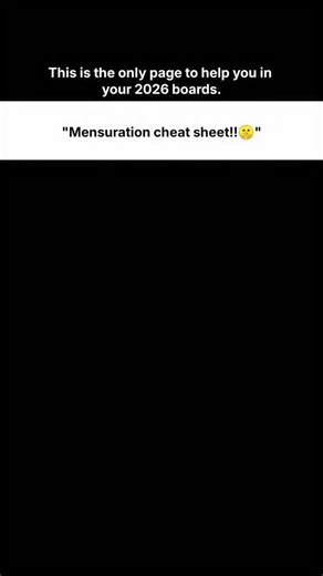 Math Mania on Instagram: "Mensuration Work Sheet #trendingreels #highlights #students #viralvideos #mathmania18"