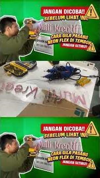 Install Neon Flex Writing #neonflex #tutorial #neonboxcustom #neonsign #diy #lamp