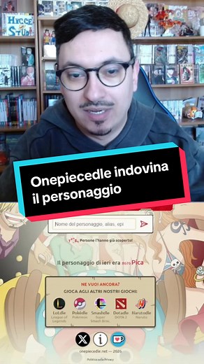 Onepiecedle indovina il personaggio di One Piece #onepiece #onepieceita #luffy #mangaita #animetok