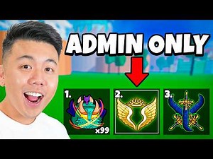 I Started Over With ADMIN ACCOUNT in Blox Fruits..