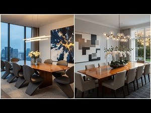 Dining Room and Dining Table Design Ideas 2025 | Modern Elegant Interior Styles