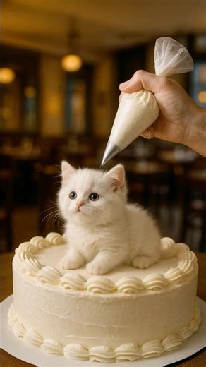 Full instructions for making a cat cake🐱🎂 #cutekitty #kitten #cute #catoftheday