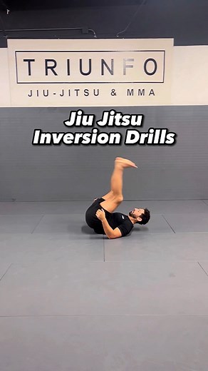 Jiu Jitsu Inversion Drills. Here are 3 exercises you can practice to start feeling comfortable inverting in Jiu Jitsu. It’s important to start off your neck as much as possible and keep your weight on your head and shoulders.#jiujitsuflo #jiujitsu #bjj #brazilianjiujitsu #grappling #mobilitytraining #homeworkout #flexibility #injuryprevention | Ari Goldman