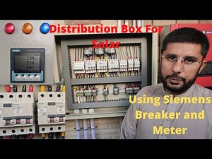 Explaining Distribution box for Solar setup | Using Siemens Products | By Servo Tech