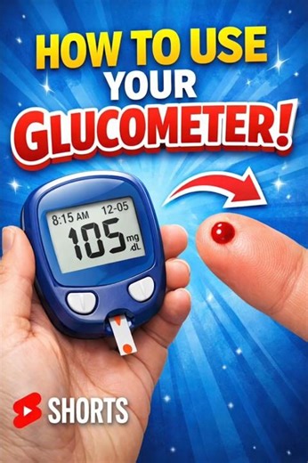 Check your blood sugar in seconds! 🩸✨ #Glucometer #DiabetesCare #HealthTips #shorts
