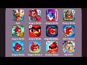 Angry Birds Epic"Angry Birds Go"Angry Birds Transformers"Angry Birds Seasons HD"Angry Birds RIO