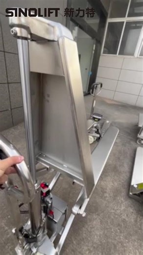 EHLT15S‑I – The 2‑in‑1 Stainless Steel Lift Truck for Clean & Tough Jobs