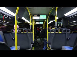 MTA New York City Bus : On-Board 2023 New Flyer XE40 "Xcelsior CHARGE NG" 4965 On The M55