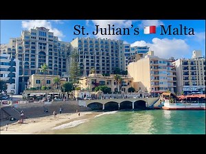 Malta | St. Julian’s Seaside Walk | Turquoise Waters & Coastal Beauty