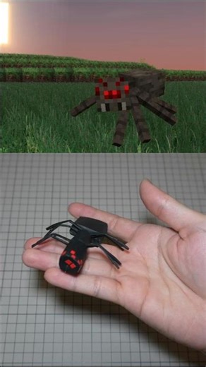 Minecraft Spider #shorts #minecraft #diy #craft