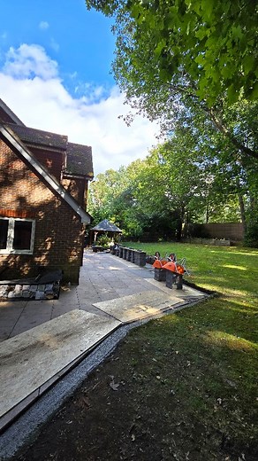 Welcome to another installment on The Brant Project, Let's get this footing in and blocks loaded out #trade #concrete #footing #blocks #blockwork #wall #gardenwall #garden #project #collaboration #reels #instagram #content #foryou #foryoupage #fyp #surrey #landscaper #uk | RKS Landscapes