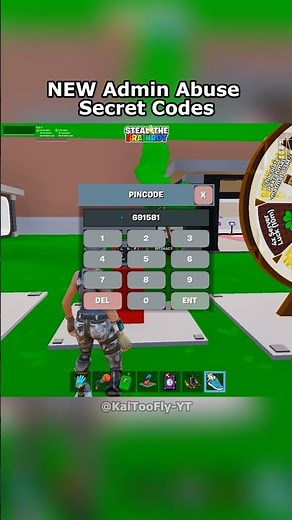 NEW Admin Abuse Secret Codes In Fortnite Steal The Brainrot 🤫 #fortnite #gaming #stealabrainrot