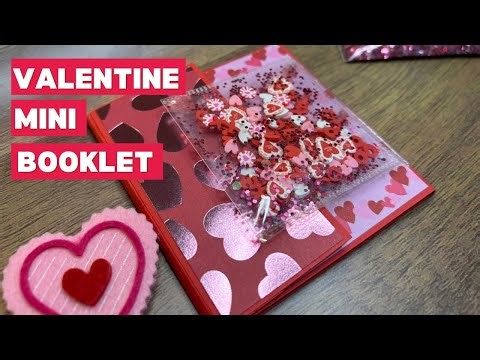 📖 Valentine Shaker Flap Mini Booklet Tutorial