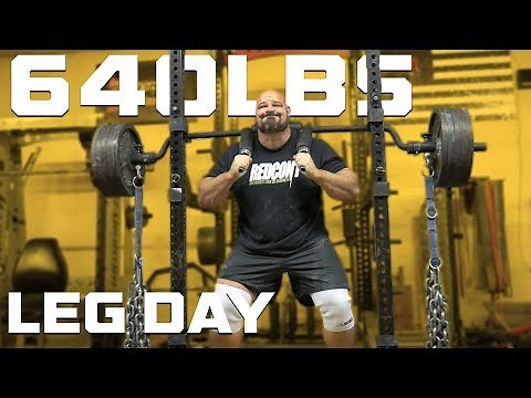 640LBS SQUAT SESSION | LEG DAY | BRIAN SHAW