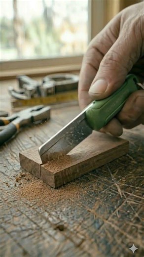 Mini Micro Dovetail Saw – Green Slim Keychain Saw #minitools #woodworking #tools4life #wood #diya