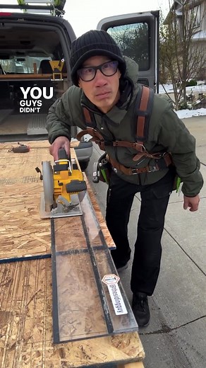 There were a lot of questions regarding my DIY track saw I posted a couple of days ago. Here’s another version I made a couple of years ago. I just glued 2 pieces of acrylic together using my aluminum brake to make sure it was glued perfectly straight. Then used the saw itself along the glued on guide to cut off the excess for a zero clearance guide. For my 10’ track, I used 8.5 x 11” foam from Michael’s that I cut into strips. It works very well and has lasted almost 4 years and still looks goo