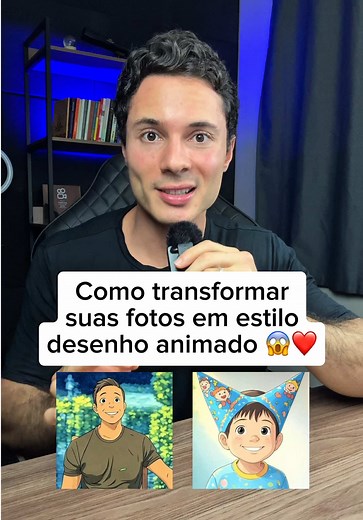 Como transformar suas fotos em estilo Ghibli. . . . #dicas #fotos #ediçãodefotos #inteligênciaartificial #ghibli #dicasdecelular #dicasdefotos #truques #guicassiri