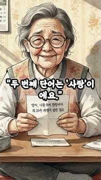 72세 문맹 할머니, 군대 간 20살 아들이 매주 보낸 특별한 편지.. 저기요.."이거 좀 읽어주세요" 평생 글 모르던 할머니끝내 눈물 흘렸습니다.