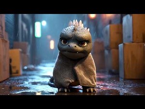 🚀 Homeless Baby Godzilla's IMPOSSIBLE Dream 😭💫 | From Streets to MARS - You'll Cry!