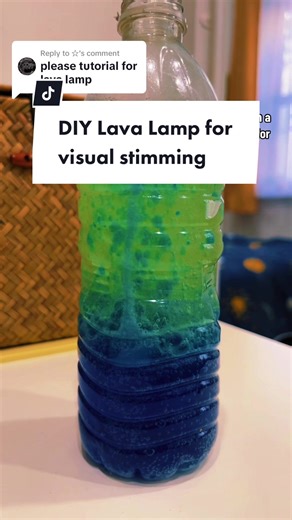 Homemade Lava Lamp Visual Stimming Tutorial
