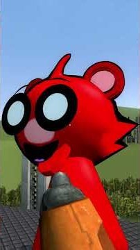 HORROR SPRUNKI YELLOW AND SPRUNKI BEAR SMILING CRITTERS IN THE CITY Garry's mod Gmod