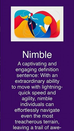 Quick Definition: Nimble | English Words Explained