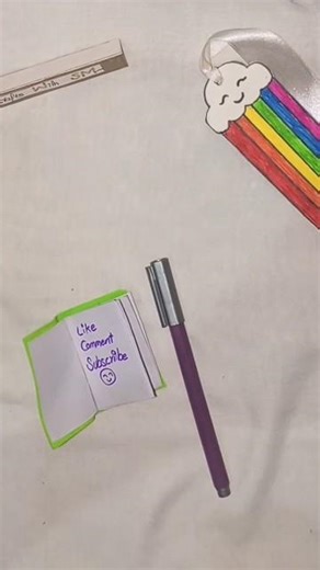 Today I made a mini notebook 📒✨