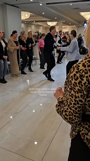 Dancing lesson with Interclub Academy of Dance 💃🕺✨ @interclubacademyofdance Helping couples feel confident on the dance floor for their big day! #InterclubAcademyOfDance #WeddingDanceLesson #FirstDancePrep #WeddingExpo2025 #CouplesDance #WeddingInspo” | Polonijne Targi Weselne