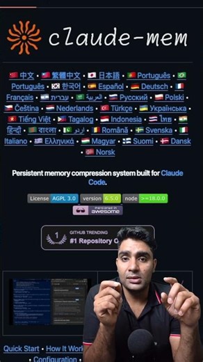 Claude Code Ko Permanent Memory Do — Free Plugin Jo 58K Developers Use Kar Rahe Hain