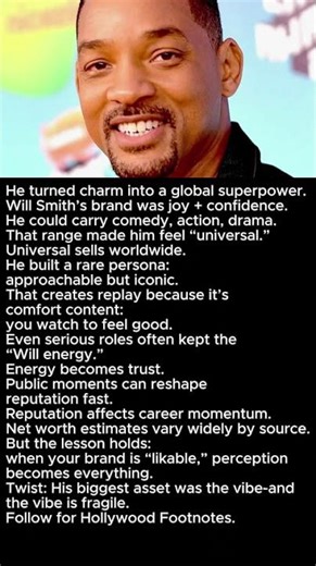 Will Smith Turned Likability Into a Superpower… And a Risk