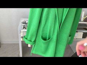 How to knit a cardigan || Knitting machine