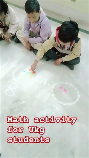 math activity for Ukg kids