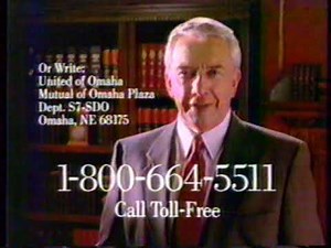 1998 Mutual of Omaha Guaranteed Life Insurance "Did Ned have life insurance?" TV Commercial