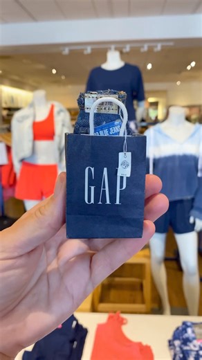 When was the last time you bought a new pair of jeans? I actually purchased some three weeks ago. I like the stretchy kind 😂 What do you think of these tiny Gap jeans? #minithings #minibrands #miniatureworld #grandmagetsreal #barbiesize 👵🏻💖Welcome to Grandma’s miniature world, where warm memories linger in the air. I’m Tonya, also known as #grandmagetsreal. In the 70s, I followed Barbie’s tiny footsteps as a Teenage Fashion Model, only to trade it all for the white picket fence lifestyle. Si