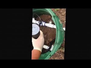 How to clean drip filter. System uses septic system water to irrigate grass.