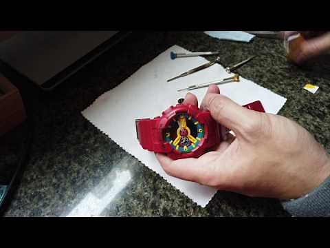 平錶論壇 - Casio G-shock GA-100 更換電池教學 Battery replacement