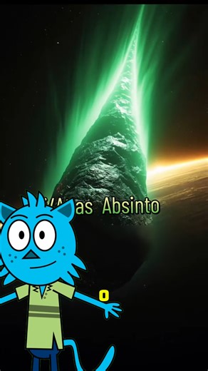 Professor Gumbal | Curiosidades on Instagram: "3i/Atlas pode ser o Absinto do Apocalipse? Siga @professorgumbal #3iAtlas #absinto #apocalipse #cometaverde"