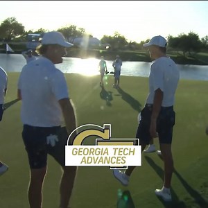 Georgia Tech Men's Golf knocks off No. 1 seed North Carolina to advance to the championship vs. Florida! #NCAAGolf Golf Channel | AT&T | Golf Channel