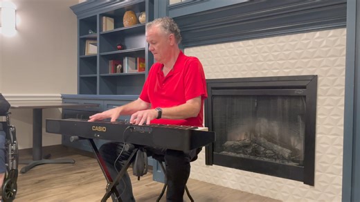 3.3K views · 121 reactions | I’m at Iris Memory Care of Nichols Hills, honoring our Veterans on Memorial Day. Playing five branches of our military. | Gathan Graham Pianist | Facebook