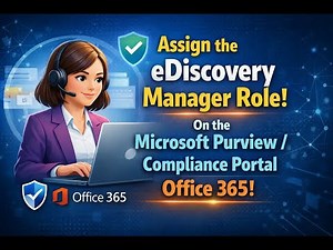 How to Assign the eDiscovery Manager Role on the Microsoft Purview/Compliance Portal _Office 365!