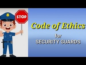 CODE OF ETHICS FOR SECURITY GUARDS (English-Tagalog Version) ‪@extremefyivlogs6074‬