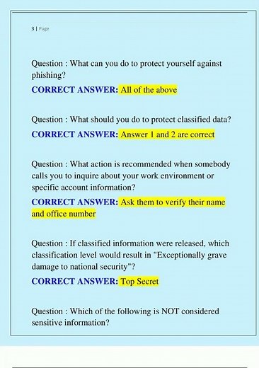 ANNUAL DOD CYBER AWARENESS CHALLENGE EXAM QUESTIONS AND ANSWERS LATEST UPDATE