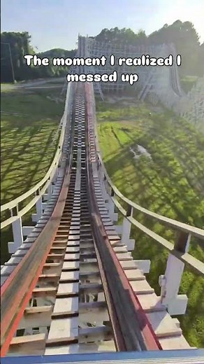 The great American scream machine is one of the roughest wooden coasters I have ever been on!