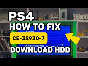 How To Fix PS4 Error CE-32930-7 downloaded data on HDD is Corrupted